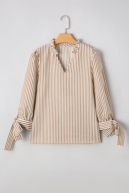 striped blouse