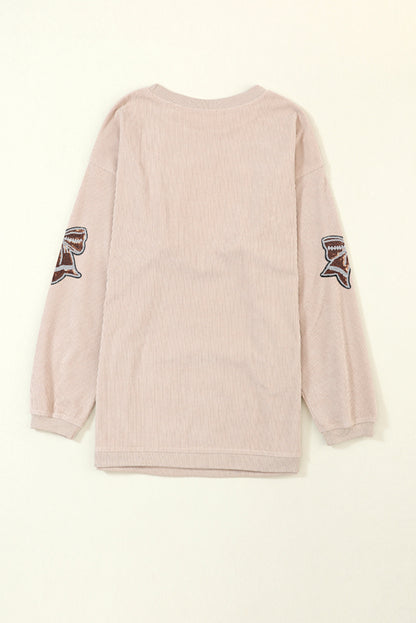 sequin graphic sweatshirt