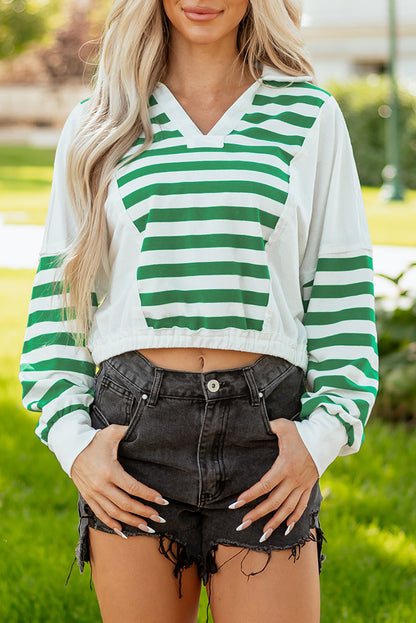 stripe pullover