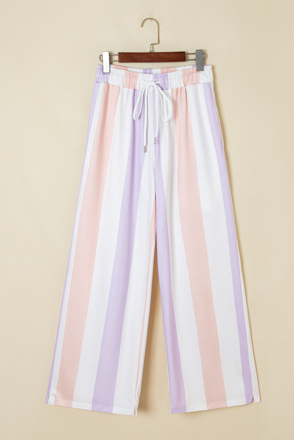 stripe loose pants