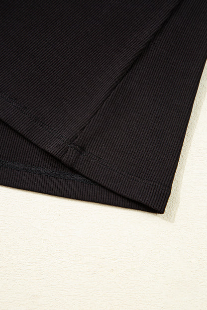 polka dot mesh sleeve top