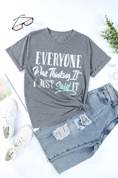 Everyone's Gray Mindset Graphic Tee