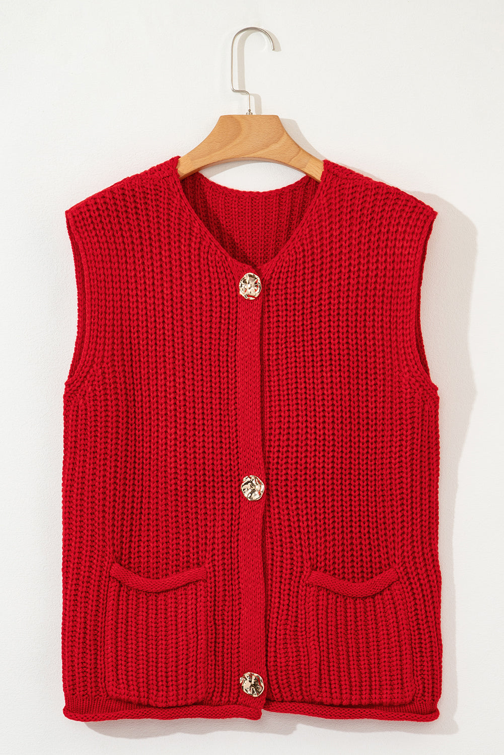 knitted vest womens