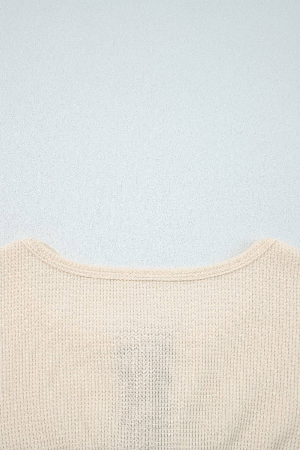 waffle long sleeve top