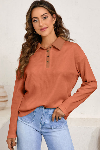 thermal knit top