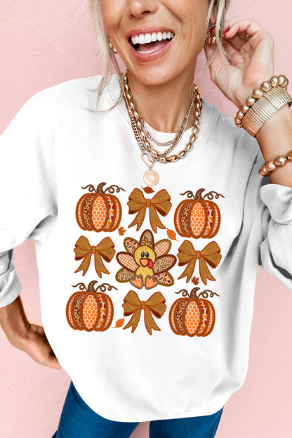 thanksgiving graphic sweatshirt