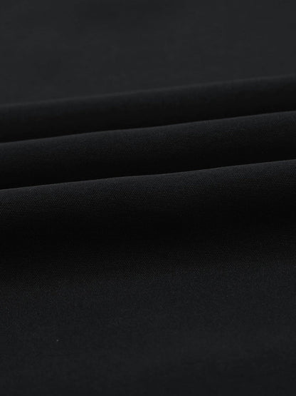 Elegant Black High Low Kimono Sleeve Top