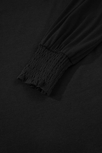 v neck long sleeve top