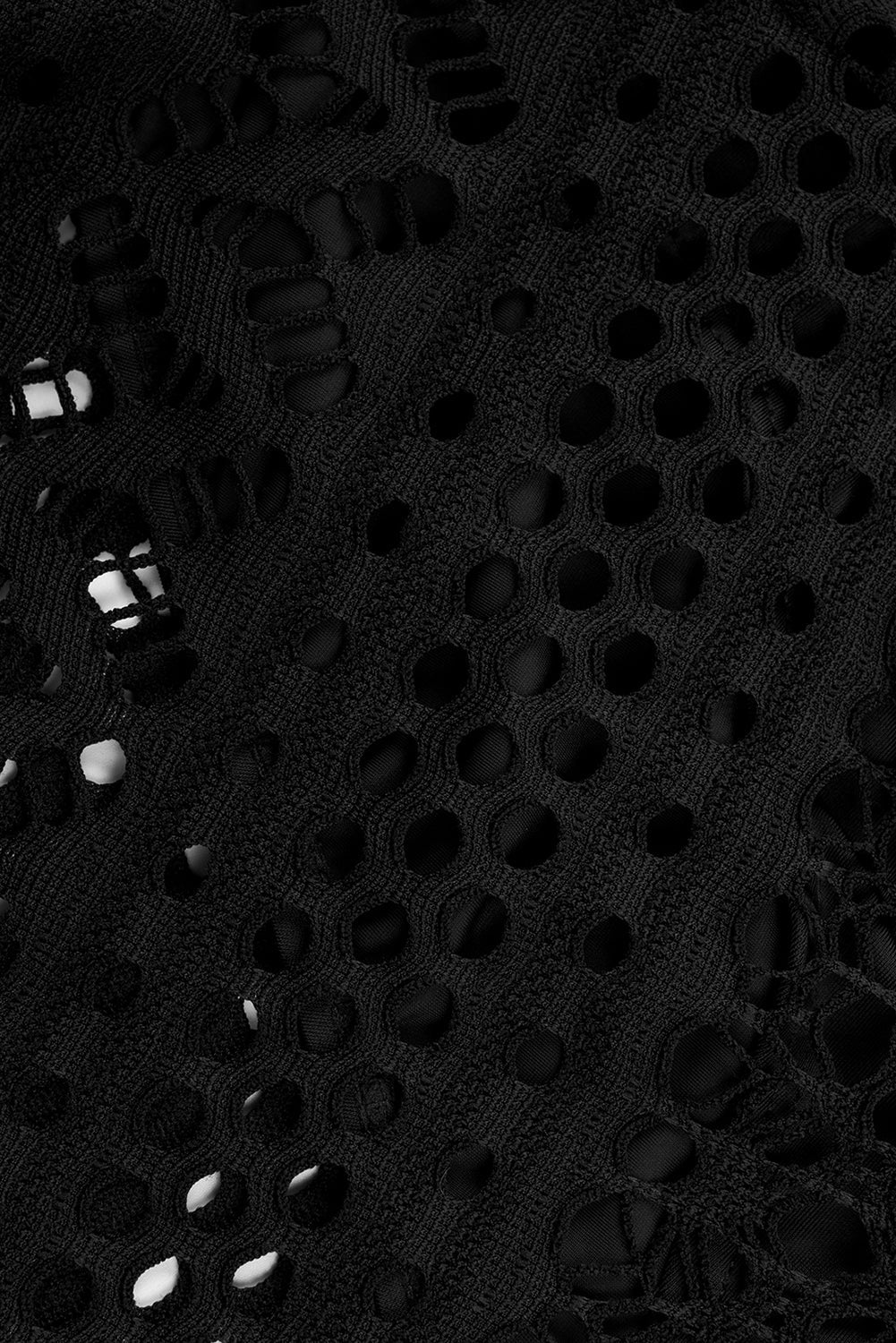 Black Lace Swim Shorts with Attached Briefs