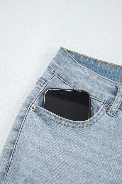 distressed skinny jeans