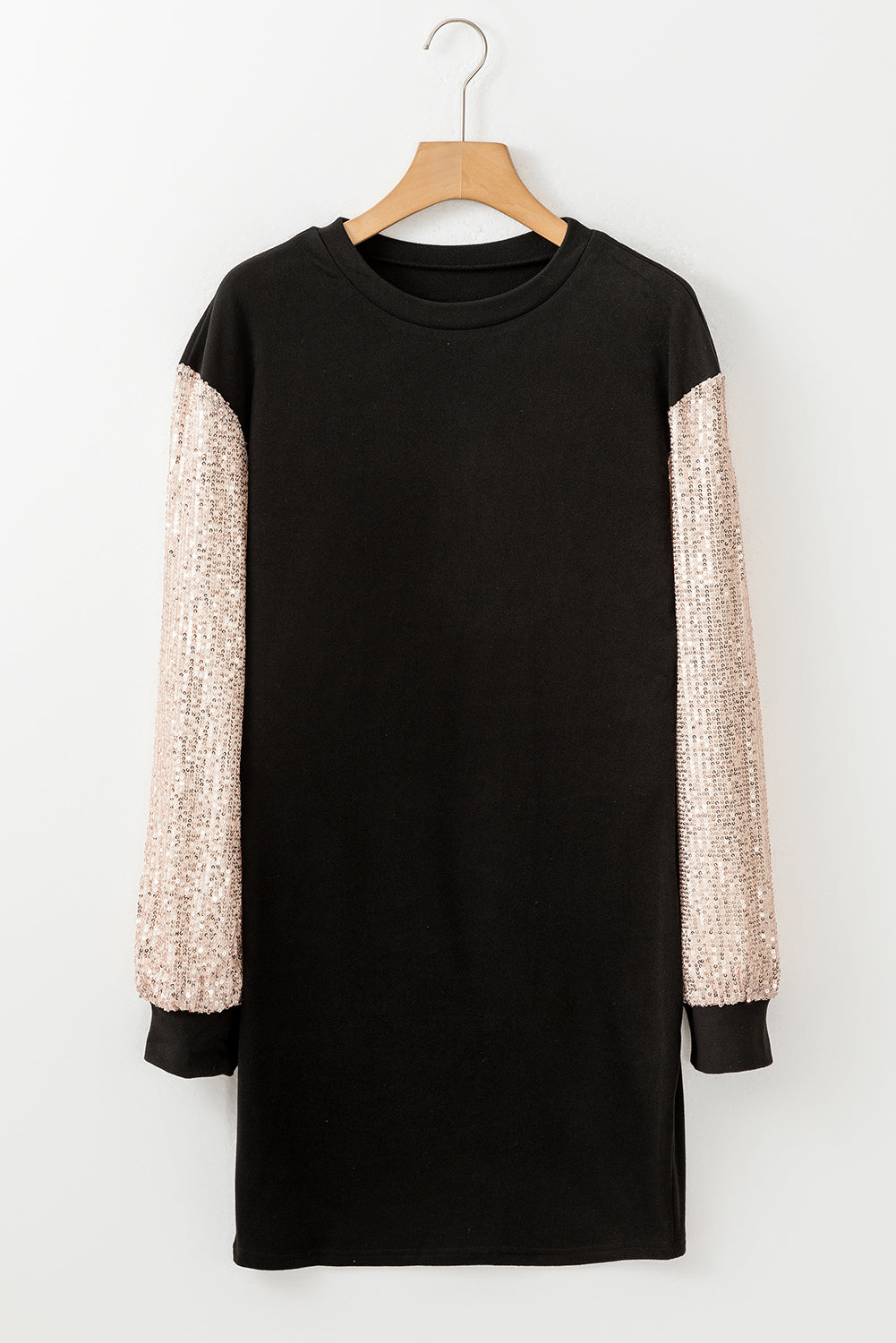 sequin t shirt dress