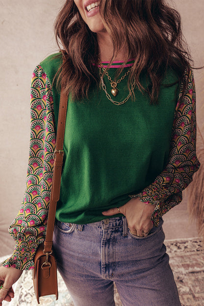 patchwork sweater