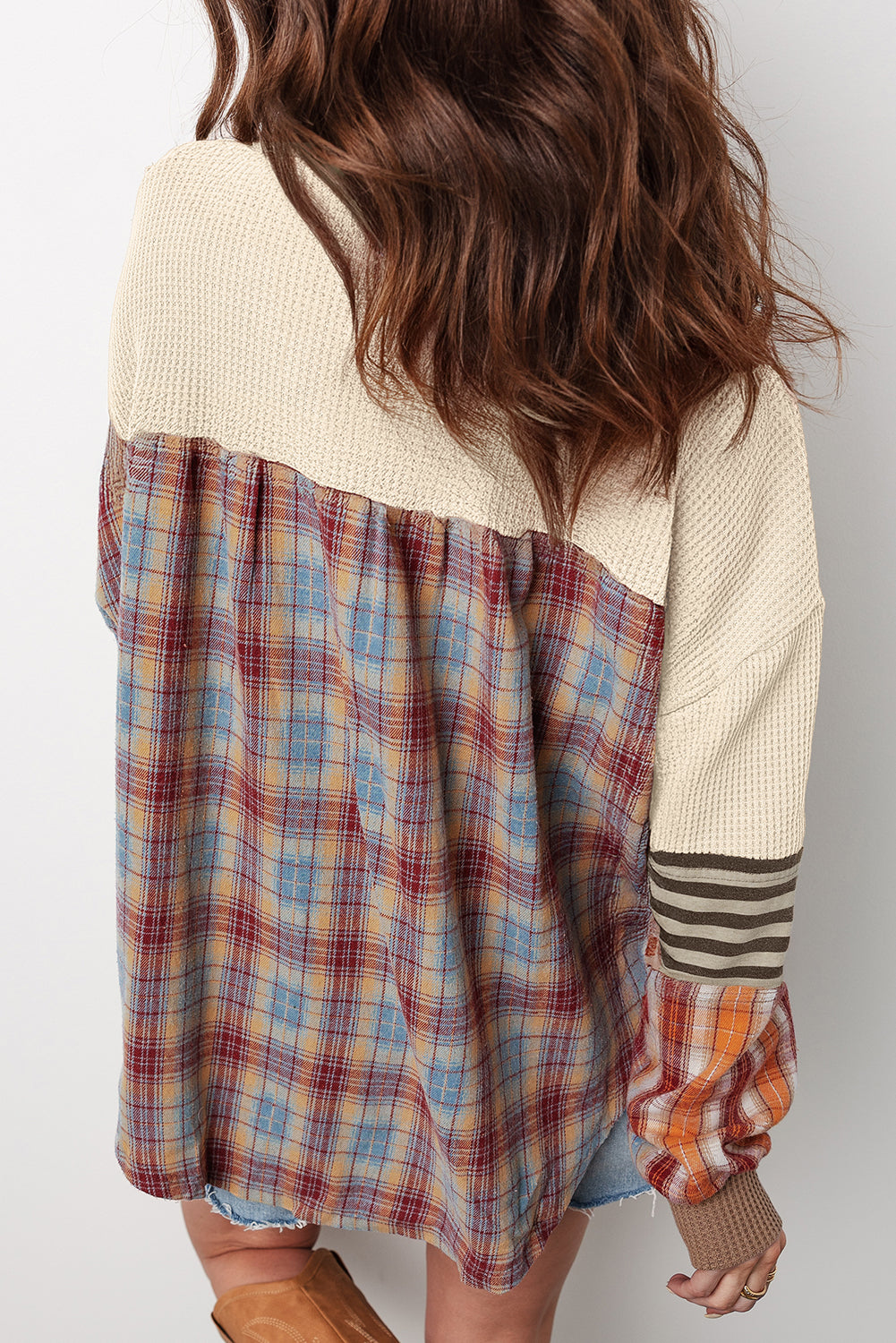 waffle long sleeve top