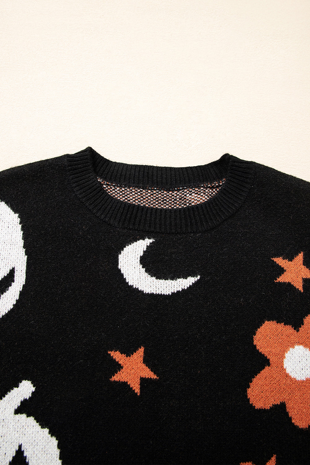 black halloween sweater