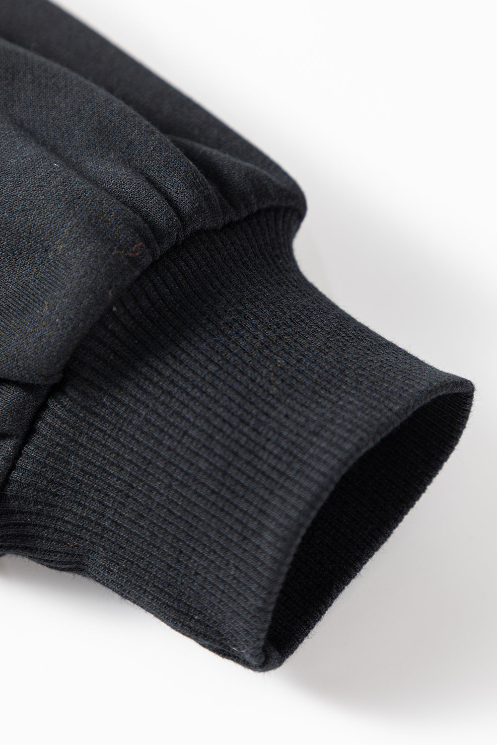 black rhinestone sweatshirt