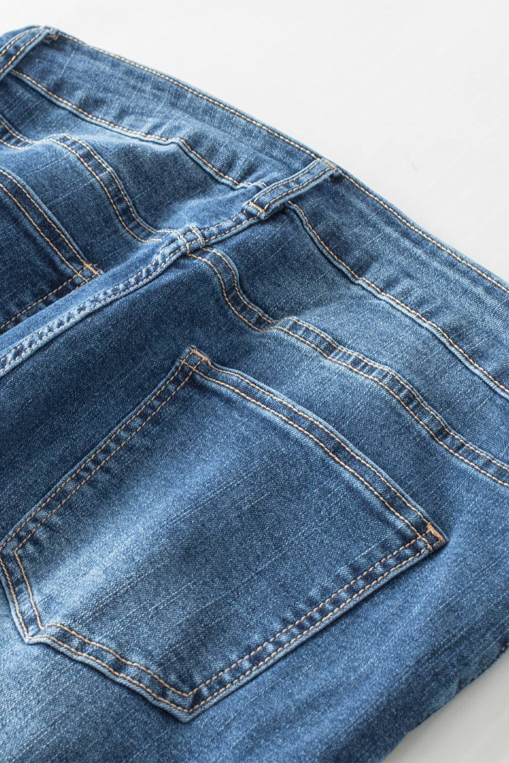 Blue Acid Washed Plus Size Skinny Jeans