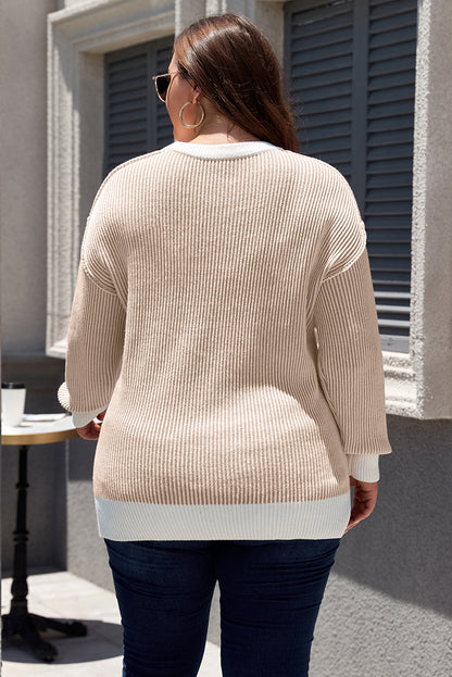plus size casual sweater
