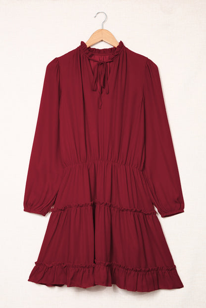 Ruffle Tiered Mini Dress