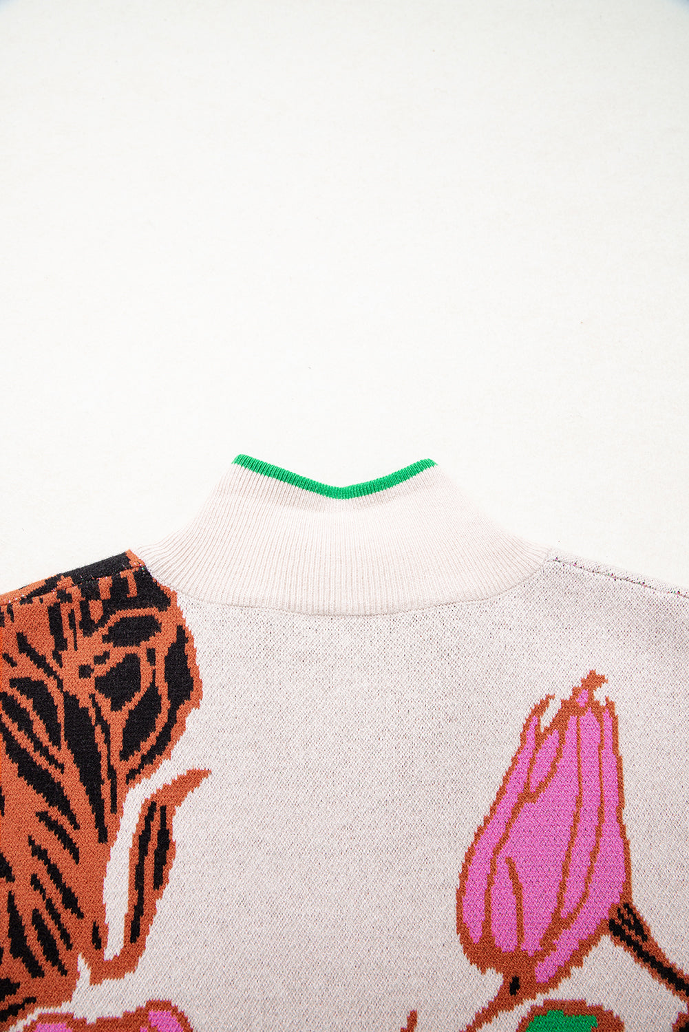 quarter zip sweater women