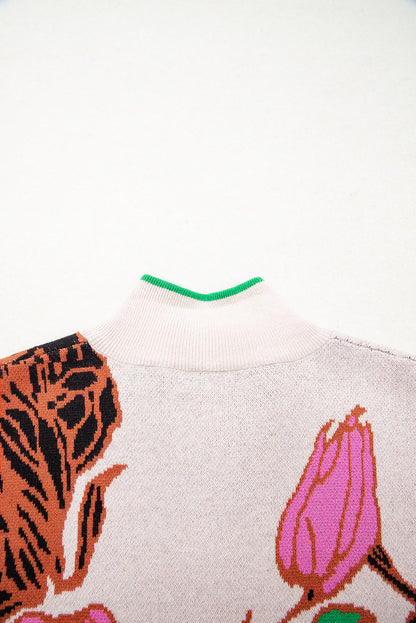 quarter zip sweater women