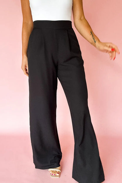 high elastic waist pants