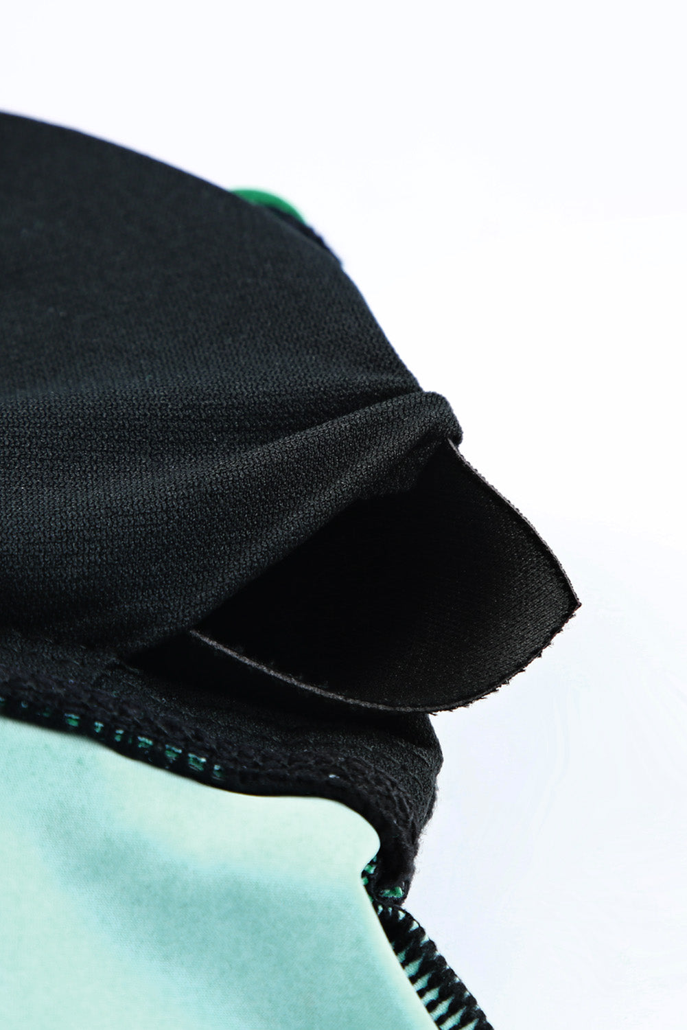 Green Strappy Cut-Out Back Tankini Set