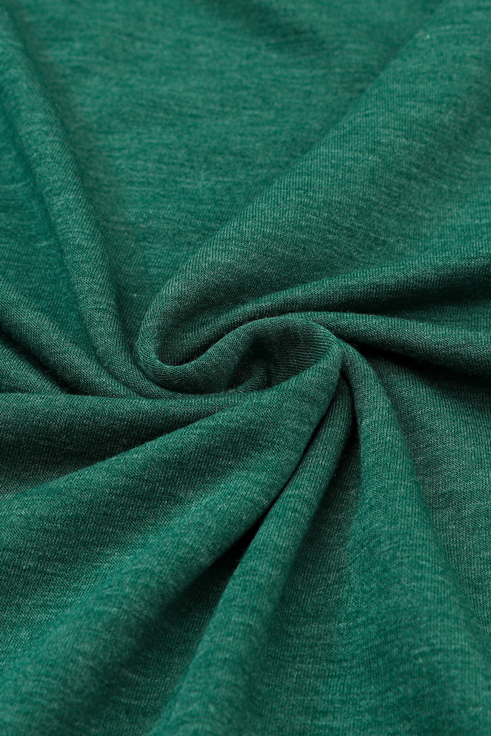 Green Buttoned Cold Shoulder Long Sleeve Top