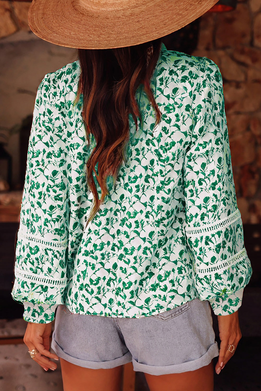 floral print shirt