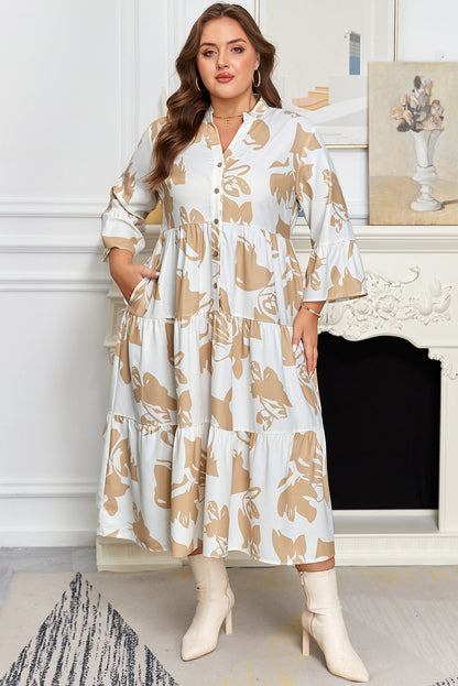 plus size floral dress