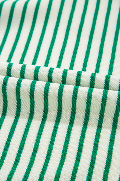 striped long sleeve top