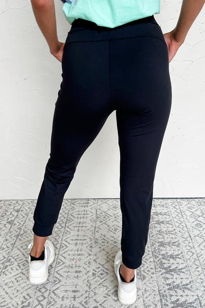 black jogger pants