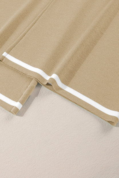 half sleeve top drawstring pant set