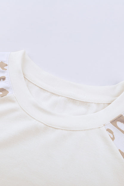 Beige Southern Belle Leopard Bubble Top