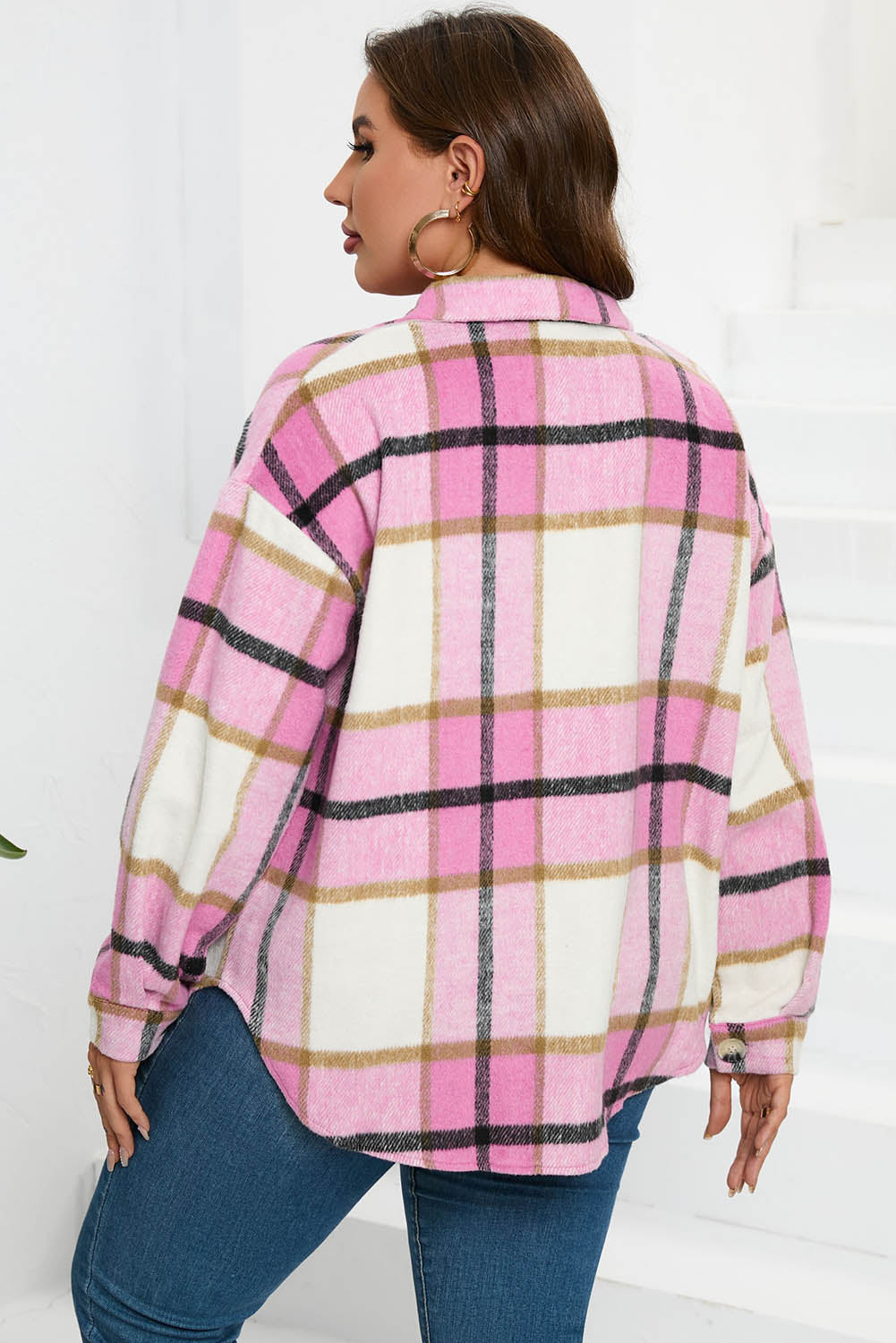 pink plaid jacket
