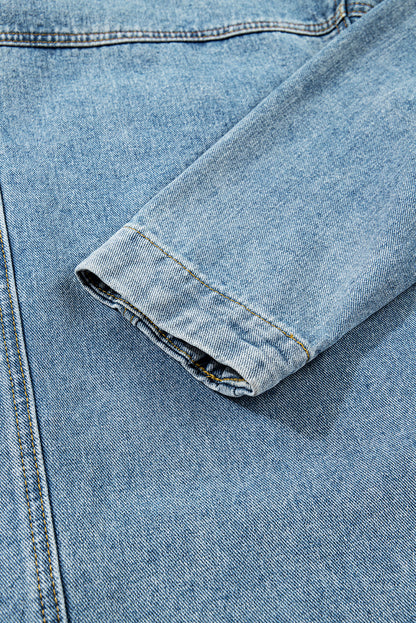 blue denim jacket