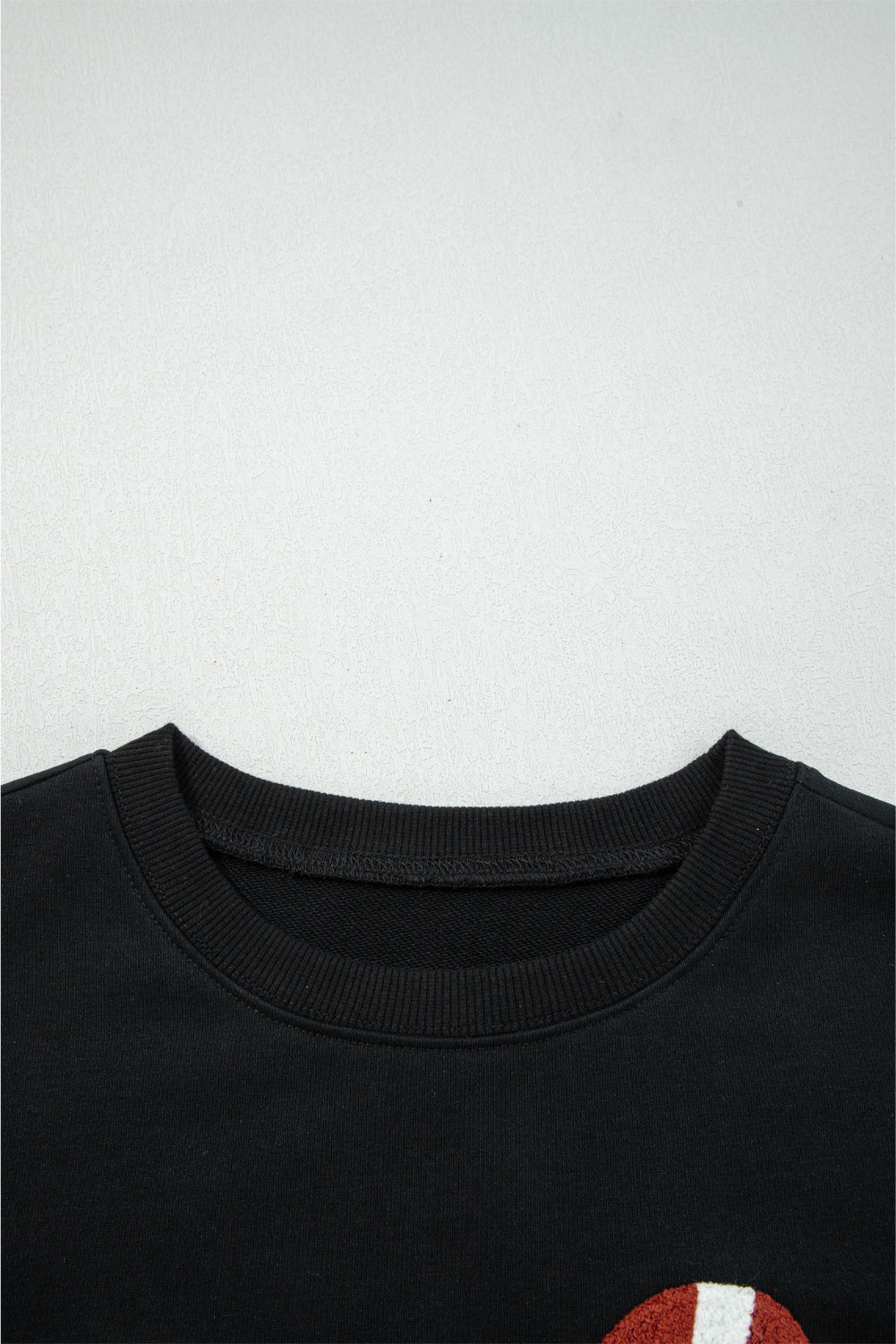 black graphic sweatshirt