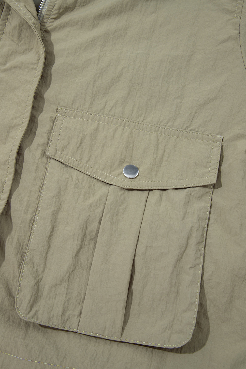 hooded utility jacket