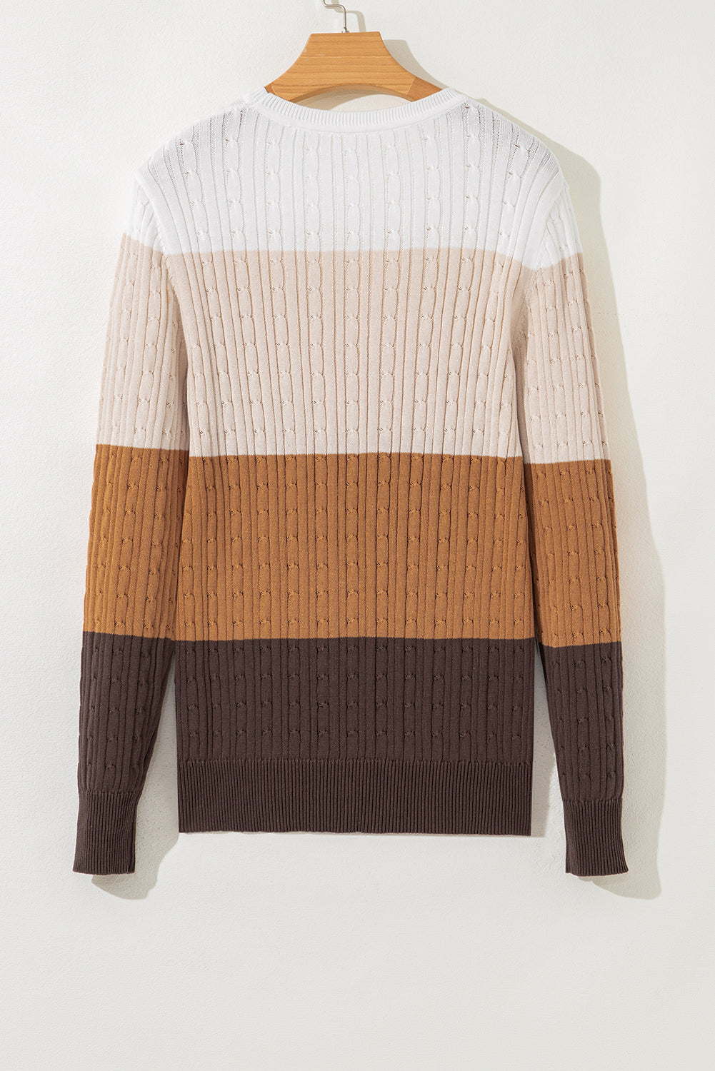 colorblock sweater