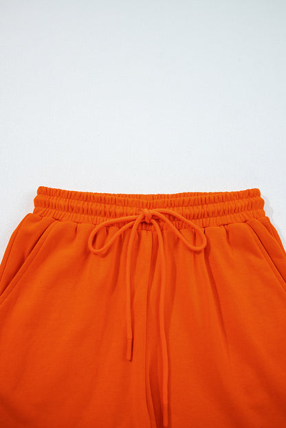 varsity sweatshirt short set