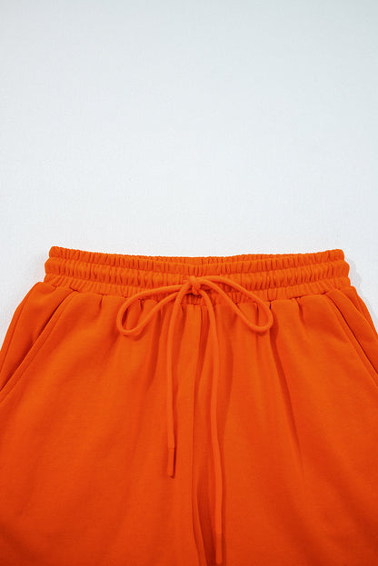 varsity sweatshirt short set