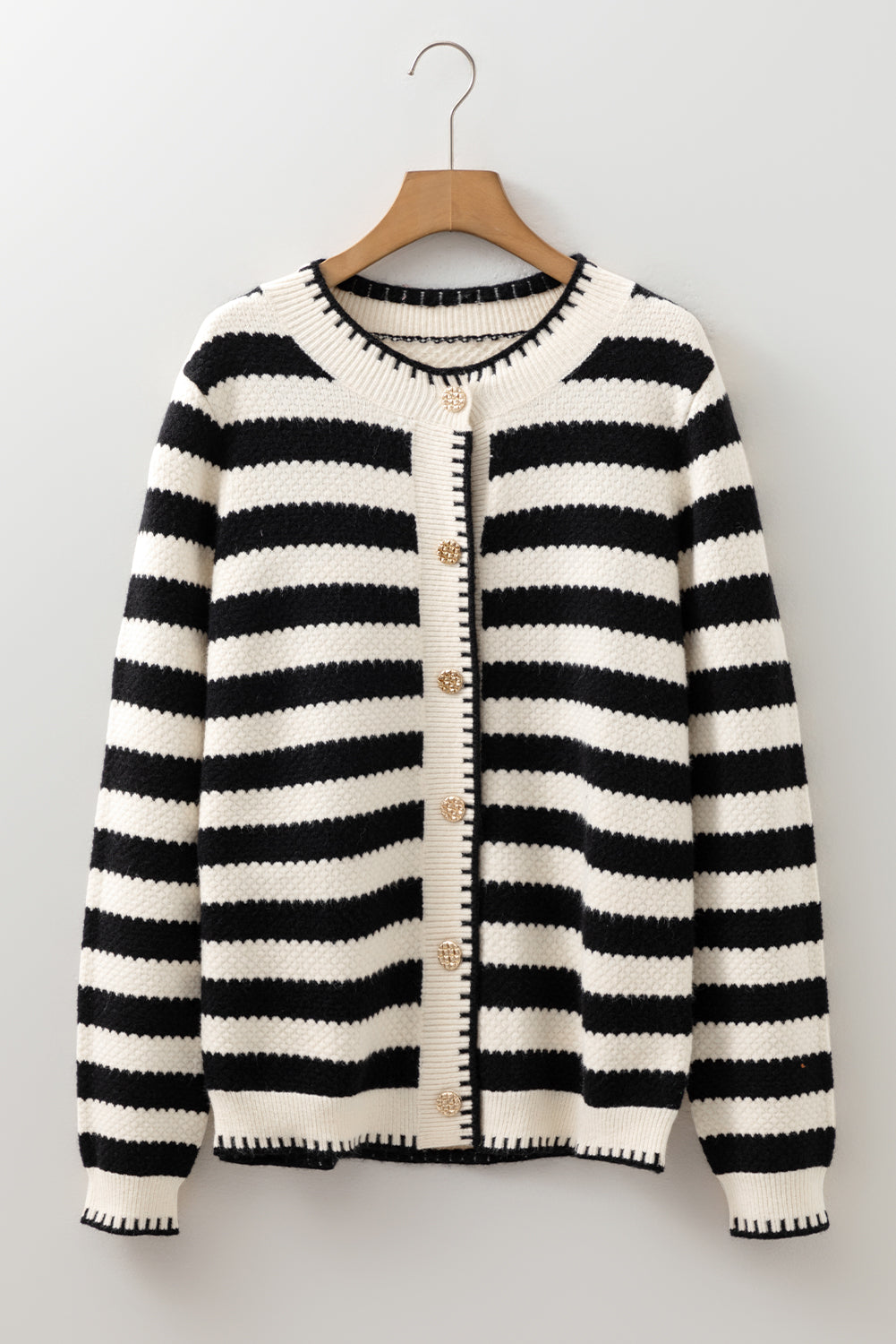 striped cardigan womens