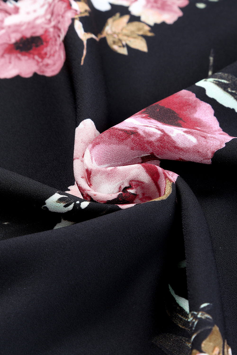 Casual Feather Print Off Shoulder Strap Blouse