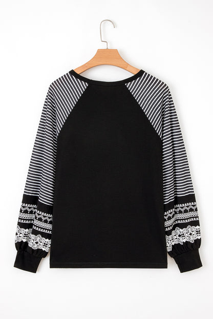 black long sleeve top