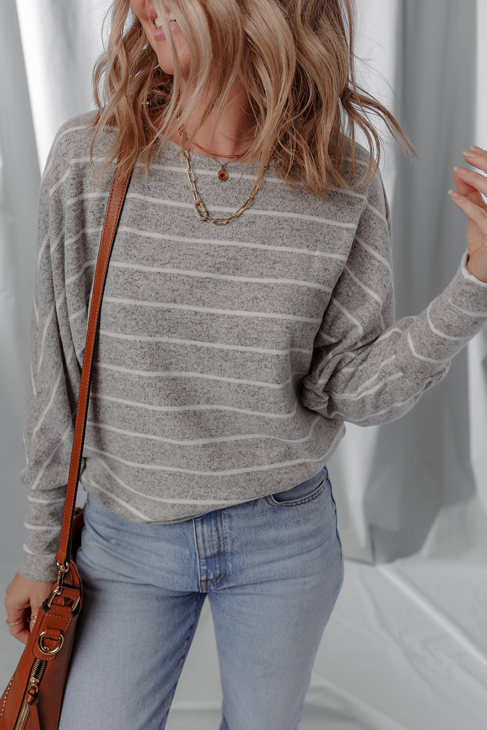 striped pullover top