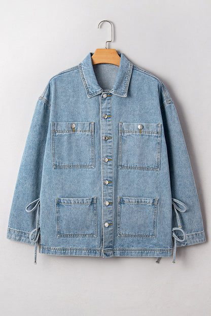 blue denim jacket