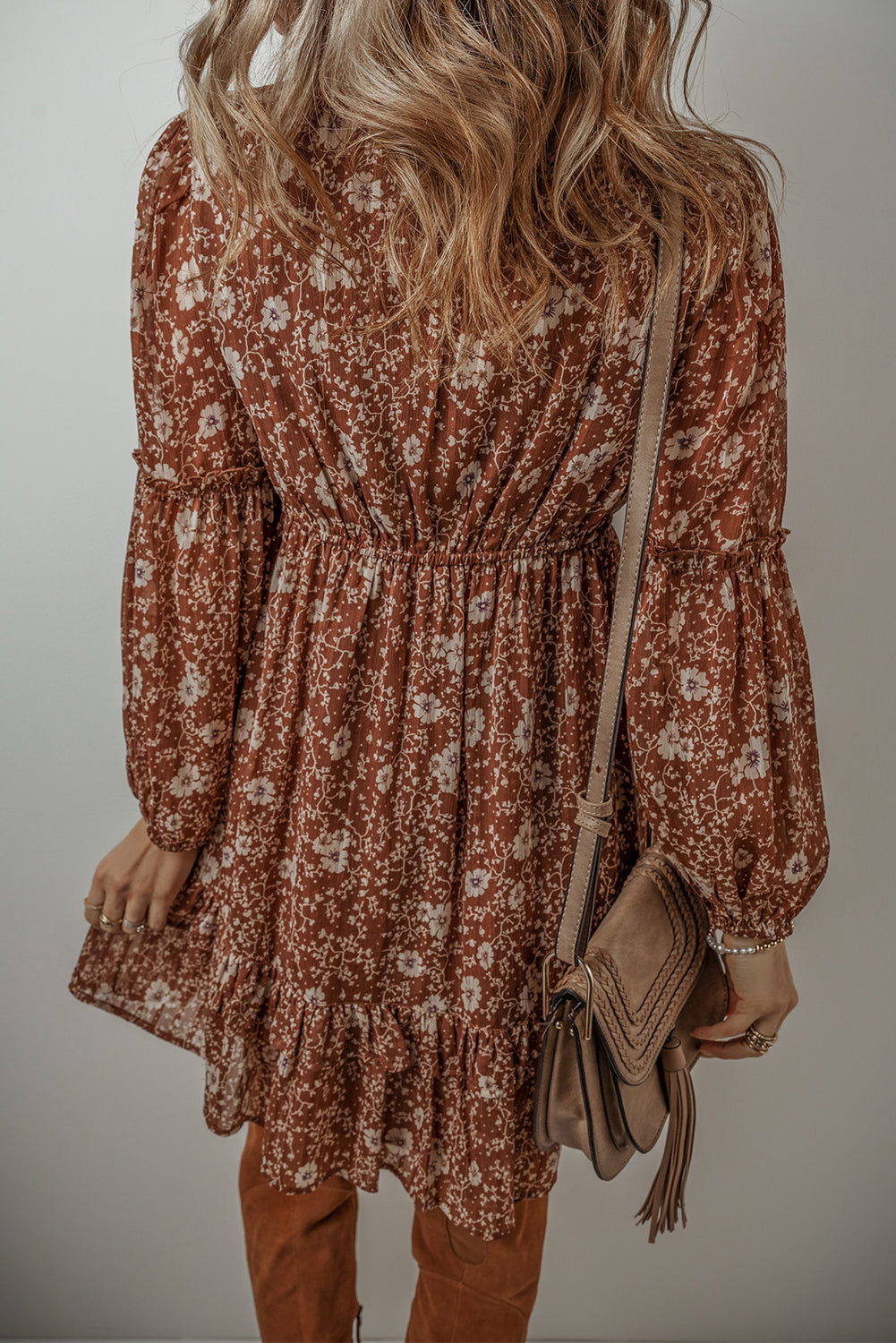 boho floral dress