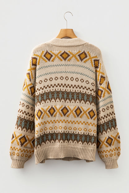 western sweater cardigan