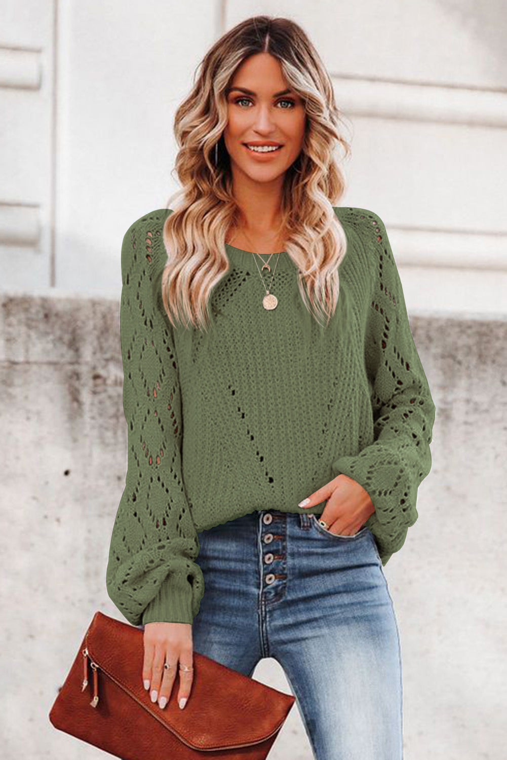 hollow out sweater