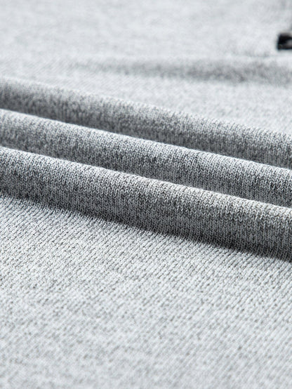 Elegant Gray Floral Lantern Sleeve V-Neck Blouse