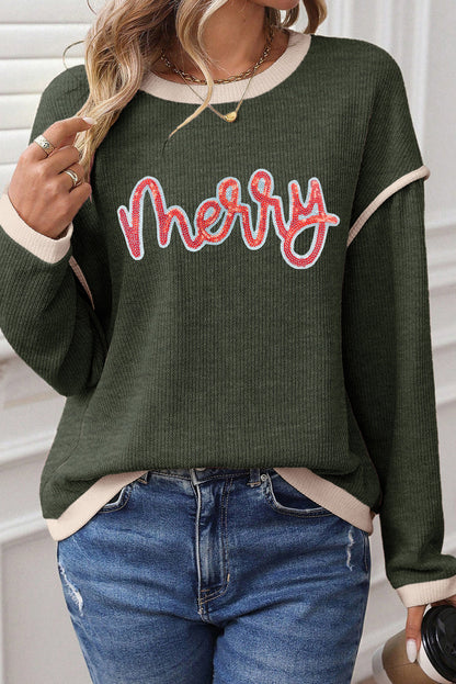 graphic long sleeve top